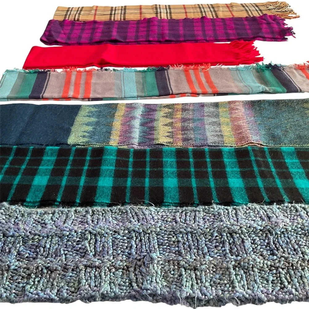 Assorted Colorful Scarves Bundle - Picture 1 of 10
